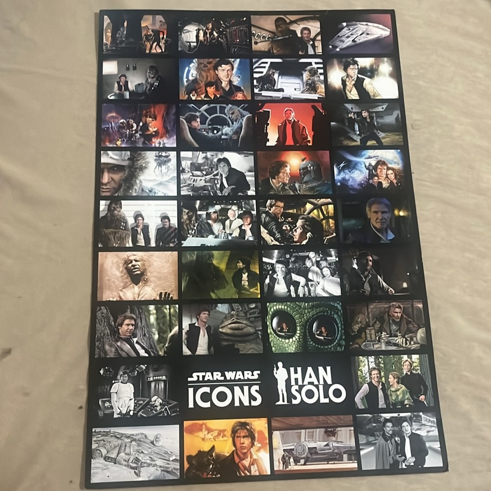 Star Wars Icons Han Solo Poster 2018 Exclusive NEW